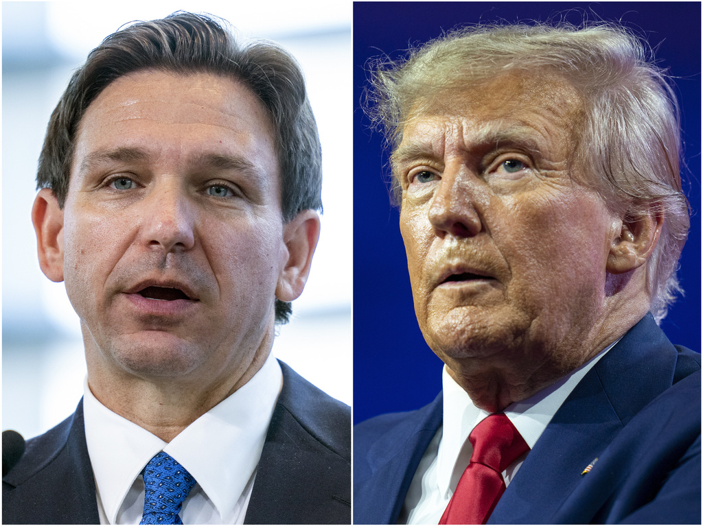 Trump and DeSantis hold private meeting in Florida