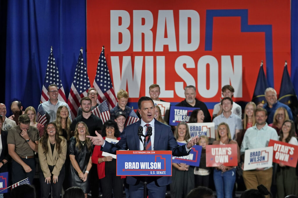 Brad Wilson releases ‘Full Throttle’ Senate race ad critiquing Biden and ‘RINO’ Republicans