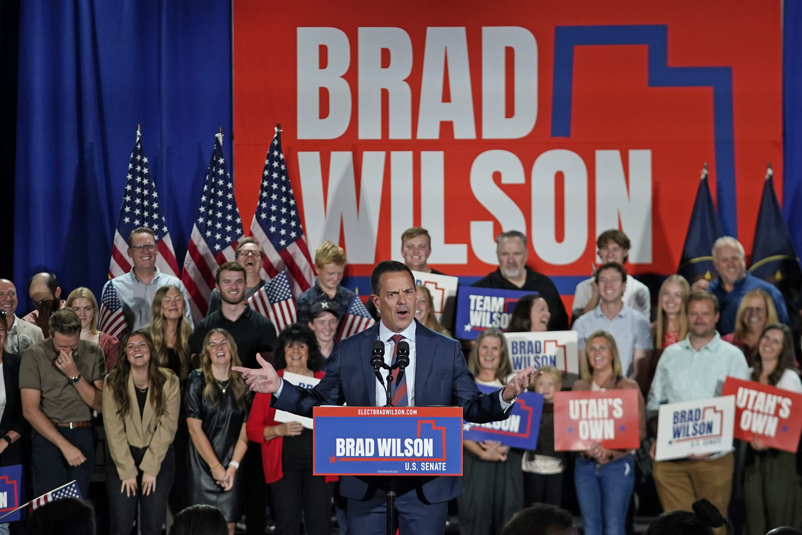 NextImg:Brad Wilson releases ‘Full Throttle’ Senate race ad critiquing Biden and ‘RINO’ Republicans - Washington Examiner