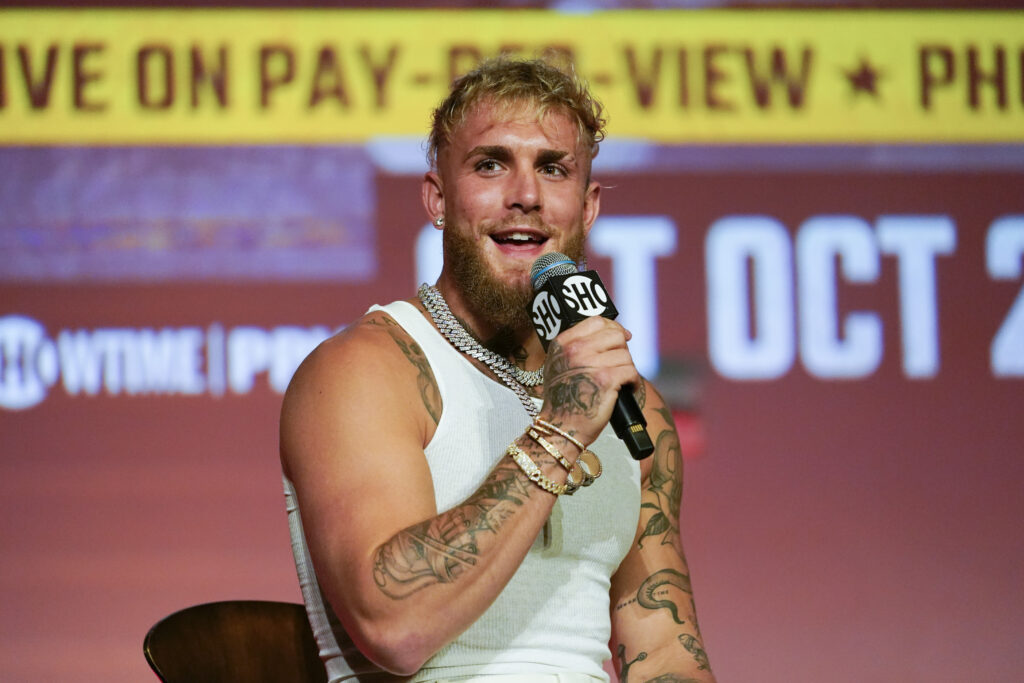 Jake Paul jokes Biden would fall ‘from the wind’ in boxing match with Trump