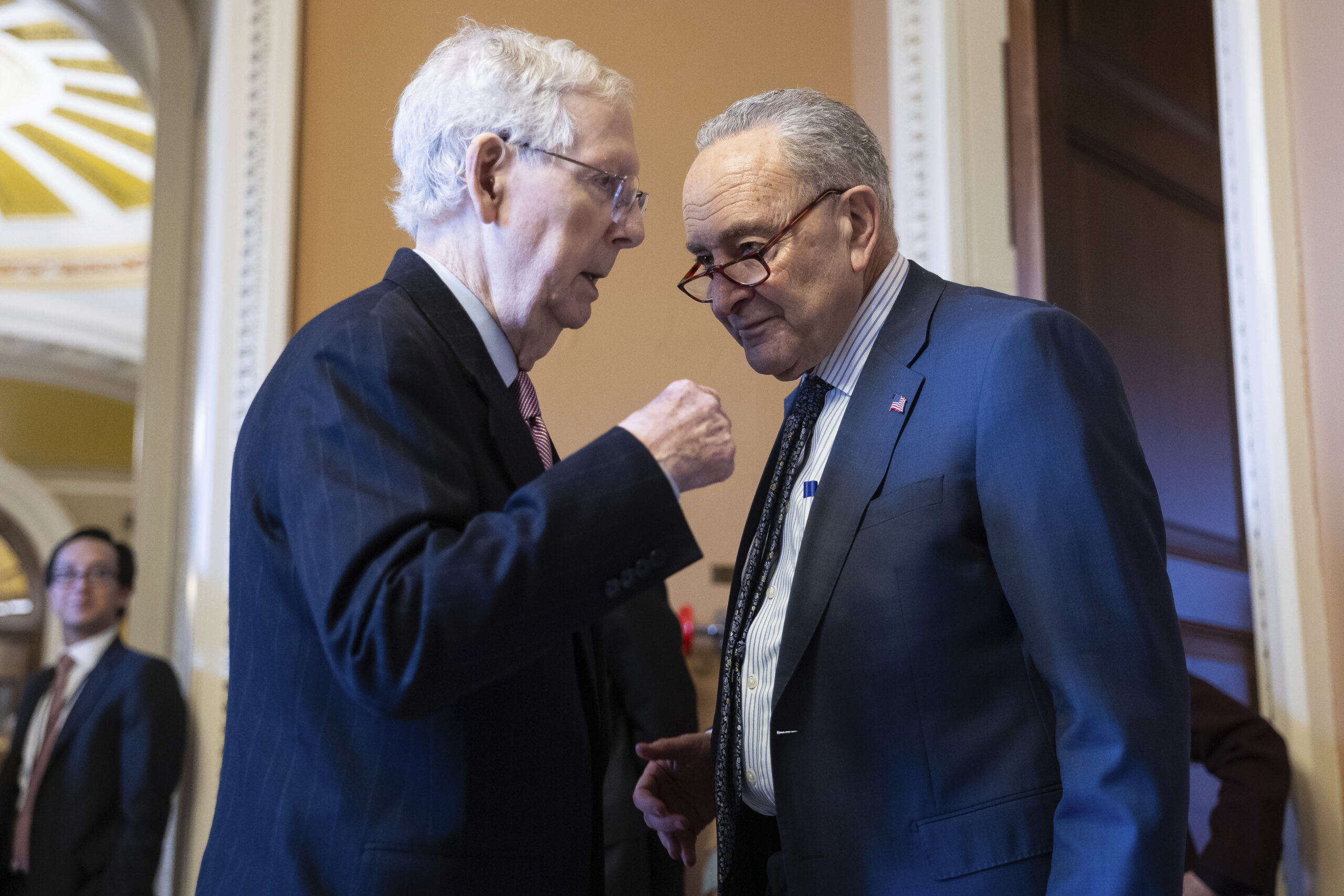 NextImg:Senate leaders call on Johnson to pass their foreign aid bill after Iran attack on Israel - Washington Examiner