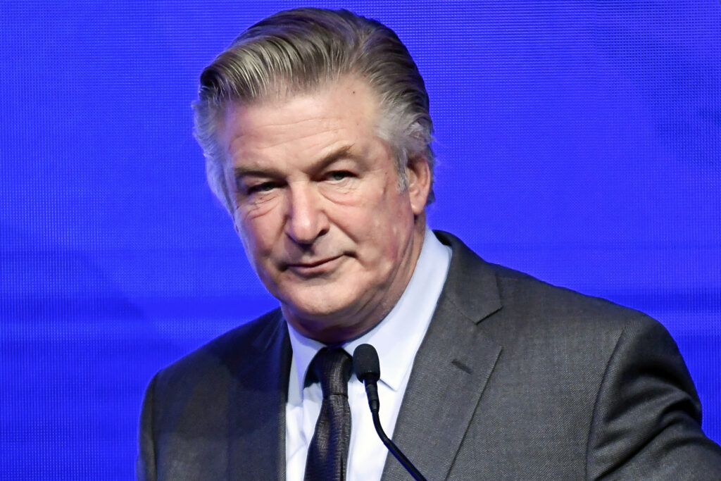 Alec Baldwin knocks phone from ‘free Palestine’ protester’s hand