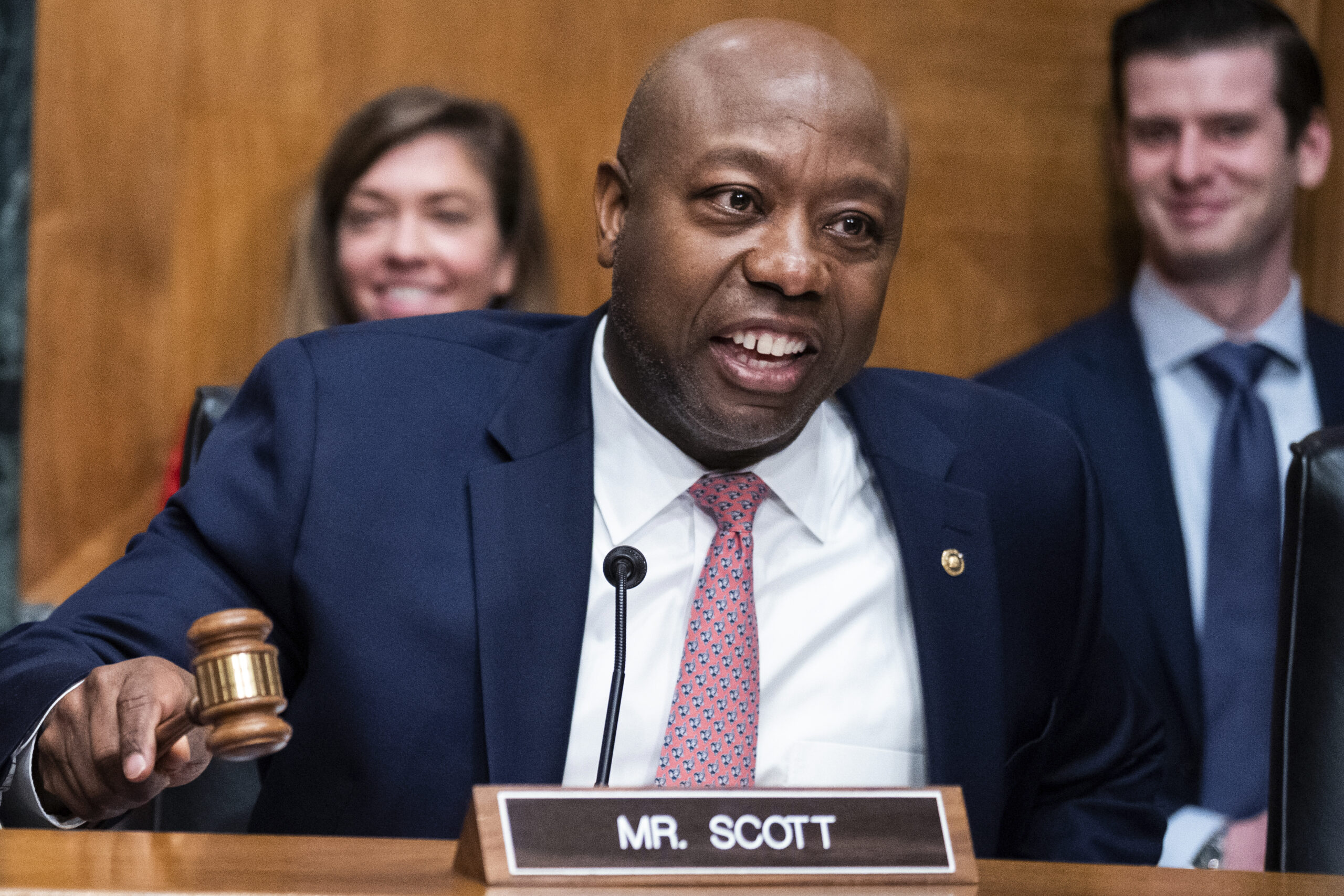 NextImg:Tim Scott leads black Republicans to court support for Trump amid VP speculation - Washington Examiner