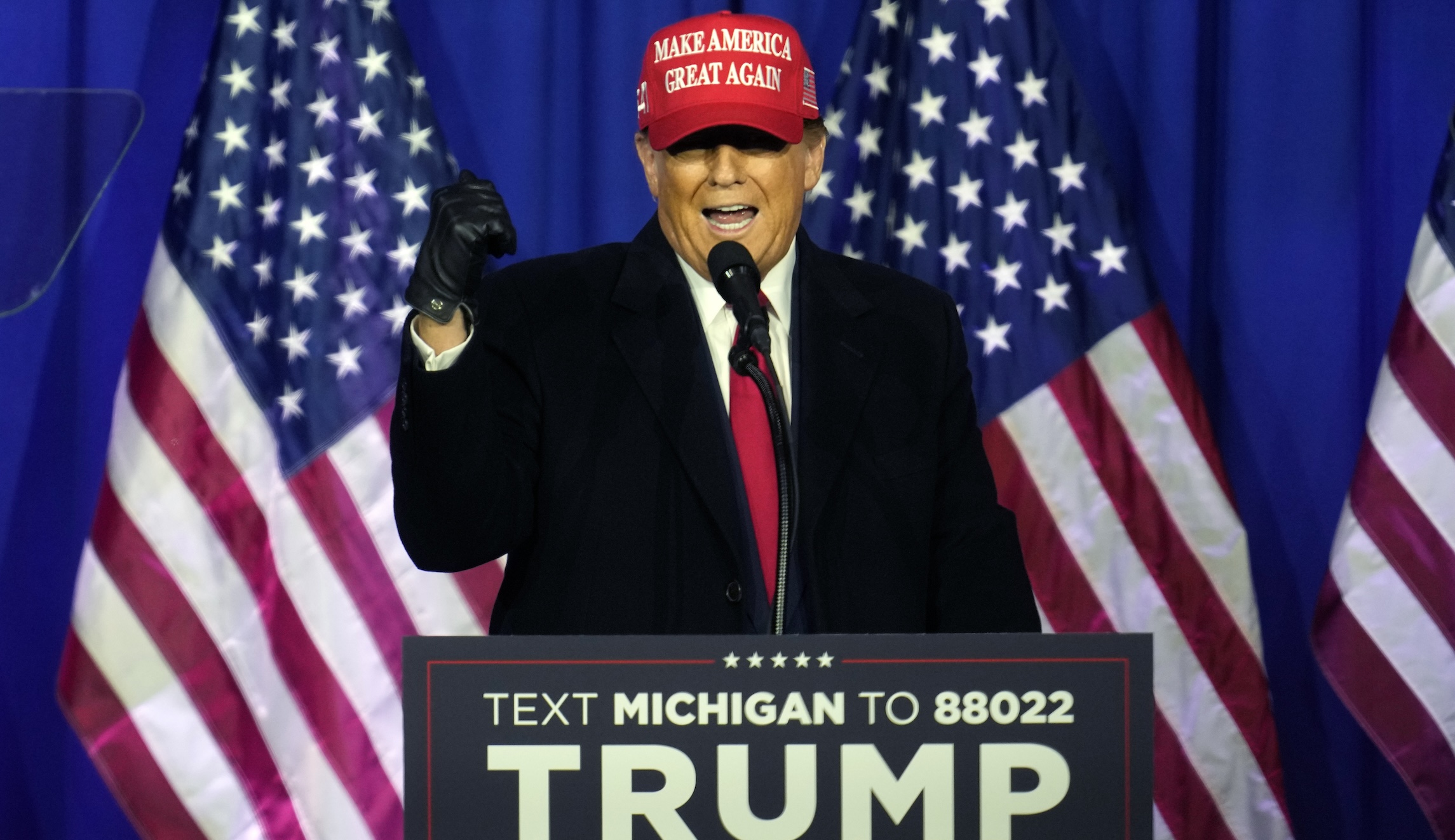 NextImg:WATCH LIVE: Trump holds ‘Biden’s Border Bloodbath’ rally in Michigan - Washington Examiner