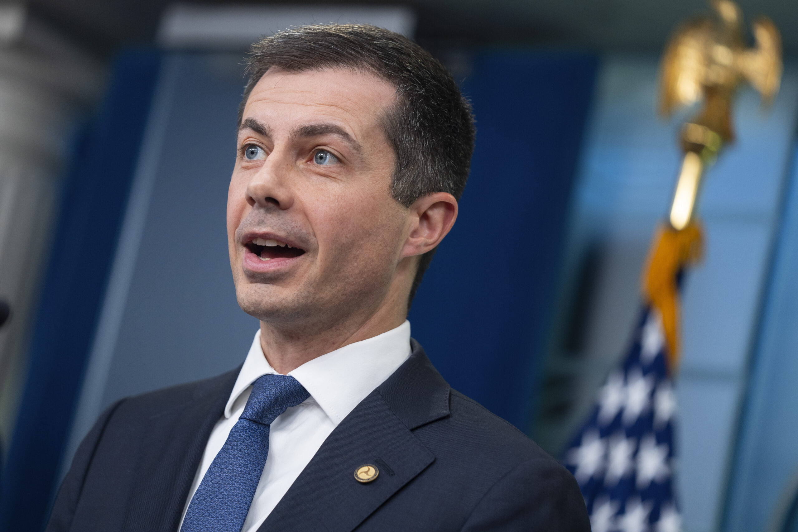 NextImg:Buttigieg mocks crime concerns from his personal security bubble - Washington Examiner