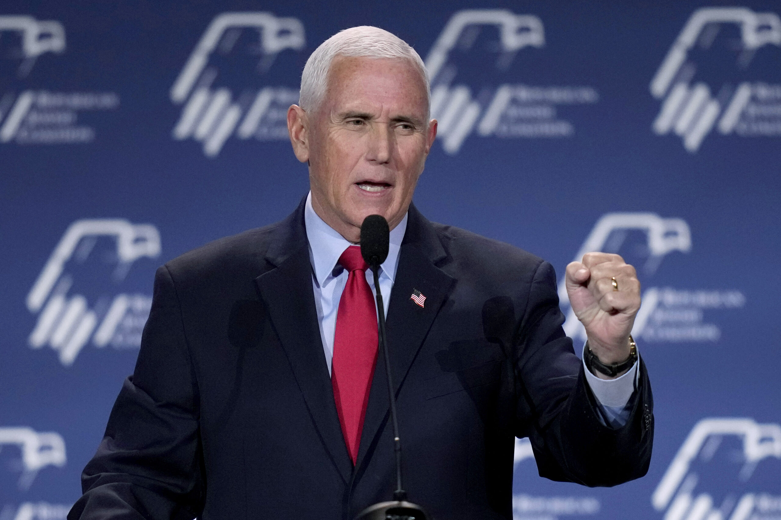 NextImg:Mike Pence slams Trump’s states’ rights abortion stance - Washington Examiner