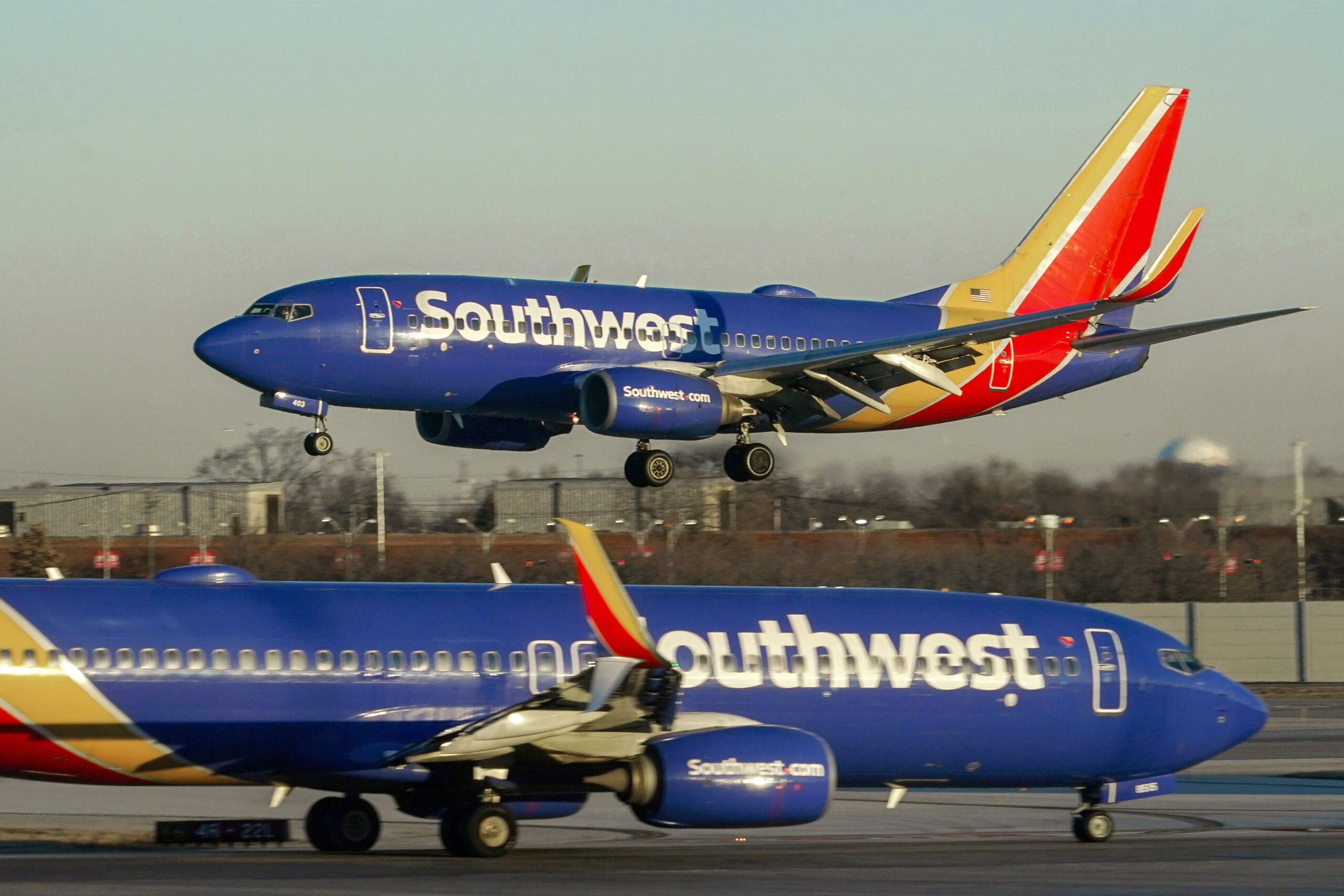 NextImg:Southwest Boeing engine rips apart during takeoff in scary viral moment - Washington Examiner