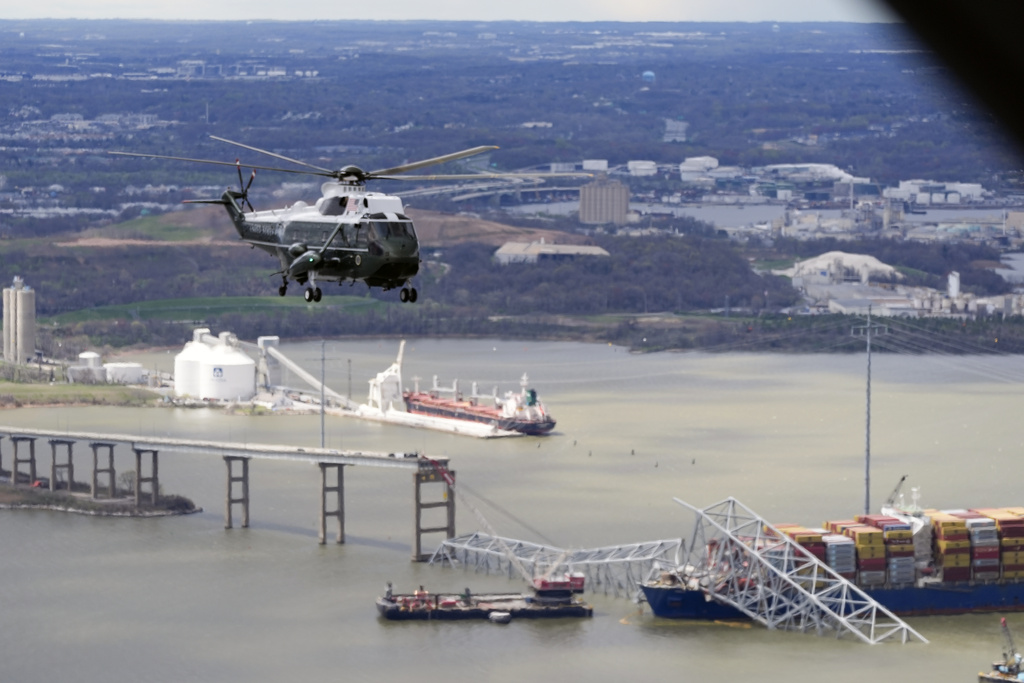 NextImg:Baltimore Harbor set to reopen channel partially by end of April after bridge collapse - Washington Examiner