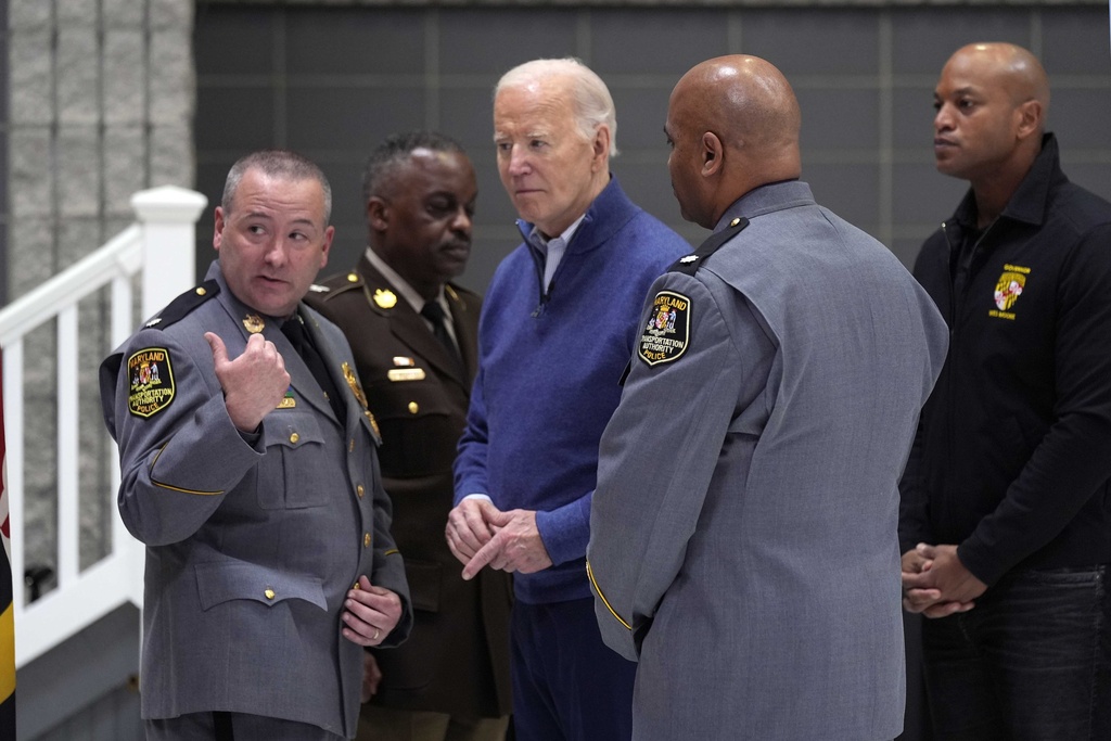 Biden promises ongoing federal aid at Baltimore Key Bridge until projects are complete