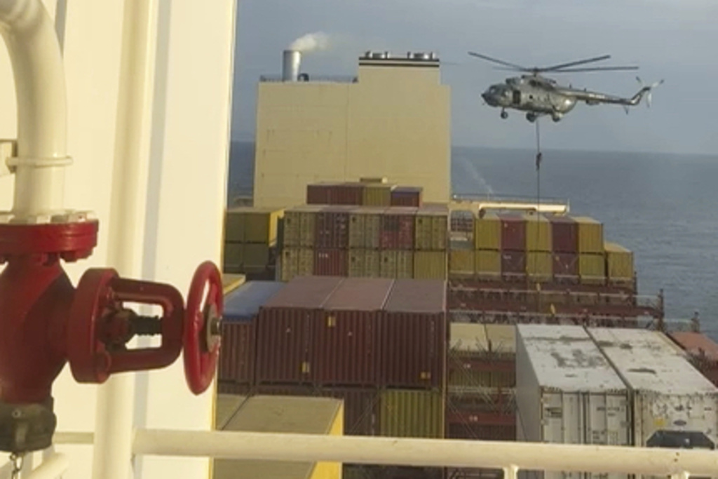 NextImg:US and Israel respond to container ship seizure by Iran’s Revolutionary Guard - Washington Examiner