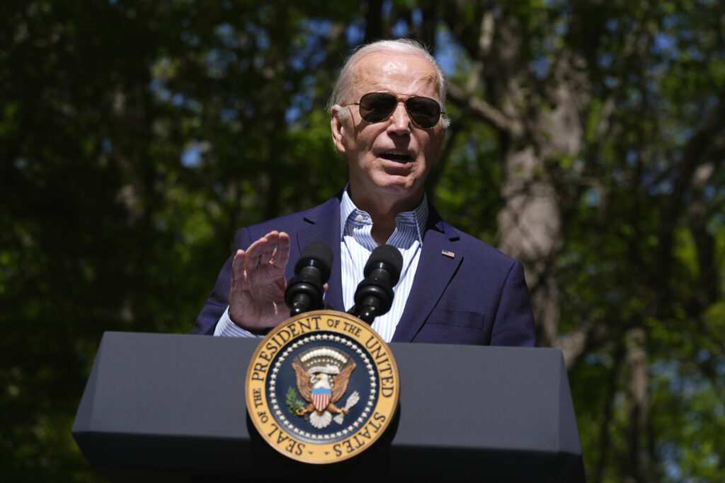 Biden provides limited criticism of anti-Semitic protests at Columbia