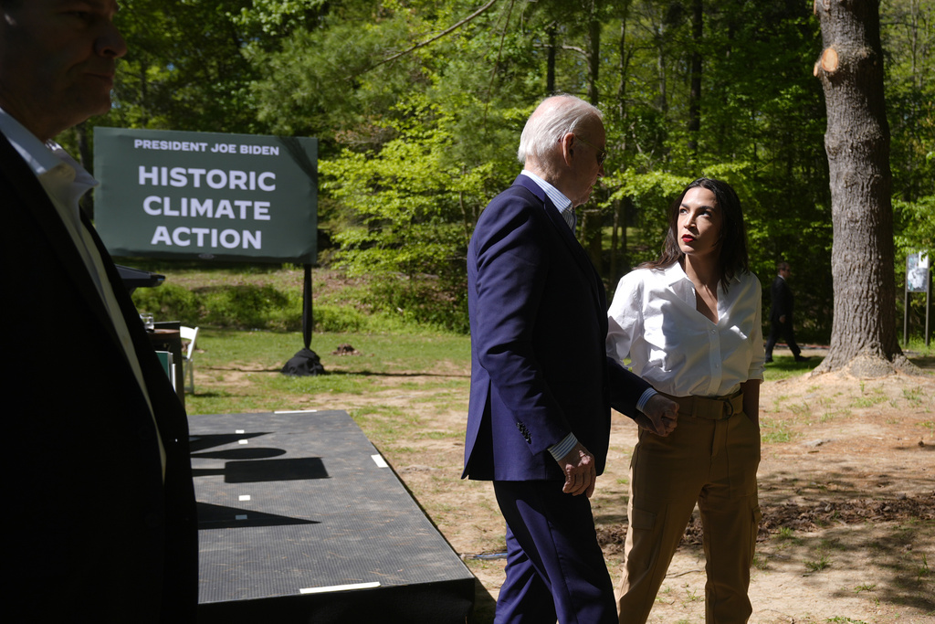 Biden makes pitch to young people with climate, but dividends may not pay off