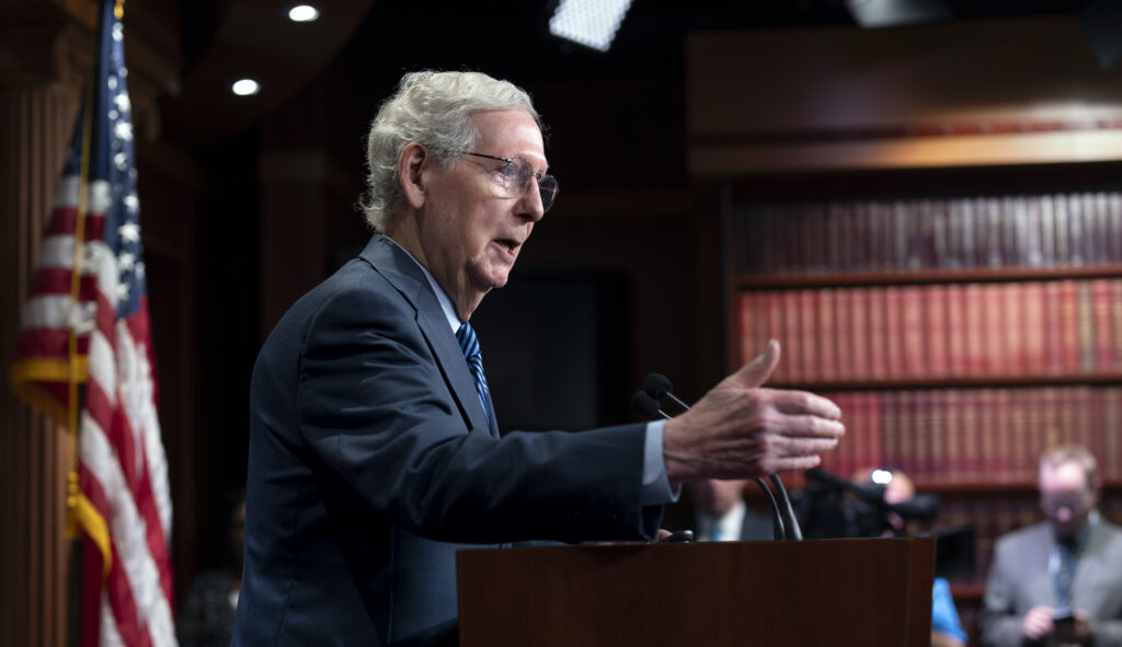 McConnell challenges ‘isolationist’ Republicans on Ukraine