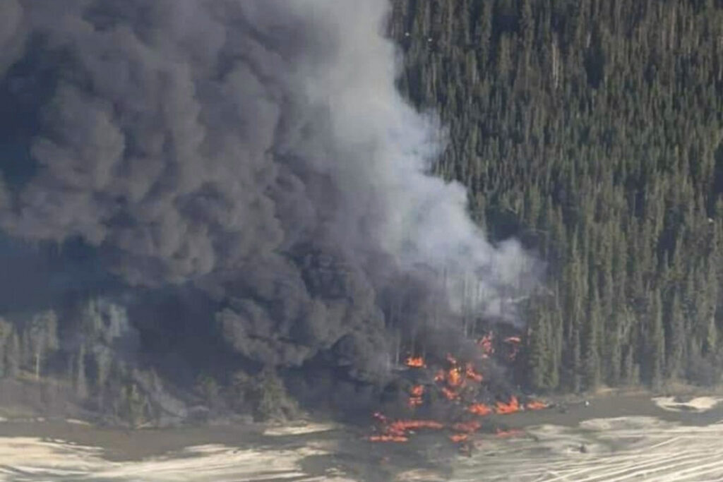 Alaska plane crash: Two feared dead after fiery crash near river