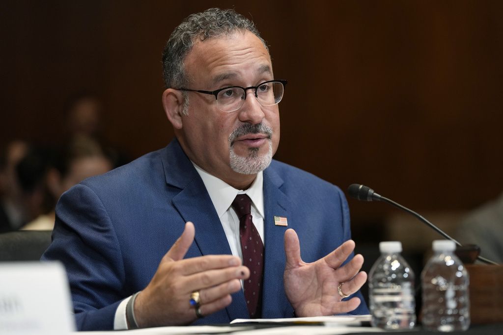 NextImg:Cardona decries ‘abhorrent’ campus protests but won’t commit to yanking federal funds - Washington Examiner