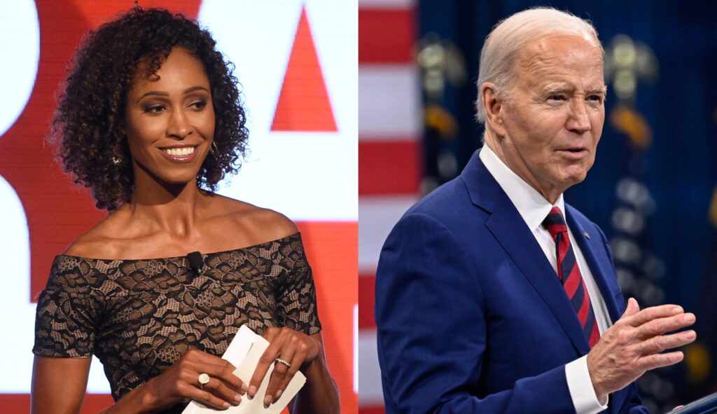 Former ESPN anchor reveals that every question during her interview with Biden was pre-planned