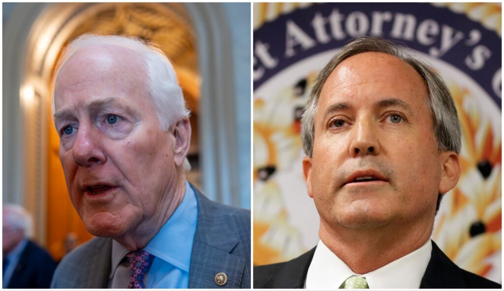 Cornyn is unfazed by the potential primary challenge from Ken Paxton