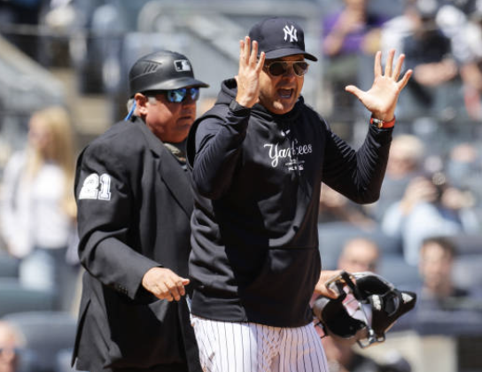 Yankees Manager Ejected Due to Fan Heckling