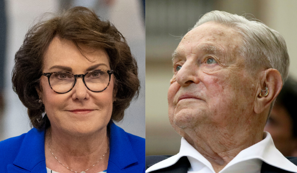 Swing state Democratic candidate Jacky Rosen receives maximum donations from the Soros family