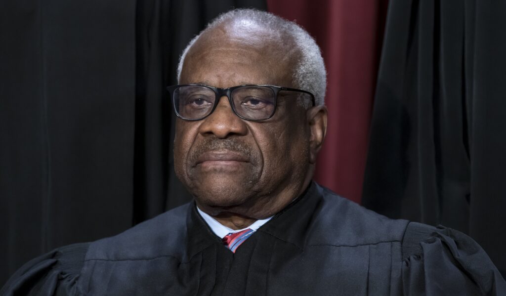 Supreme Court Justice Clarence Thomas addresses critics targeting his family