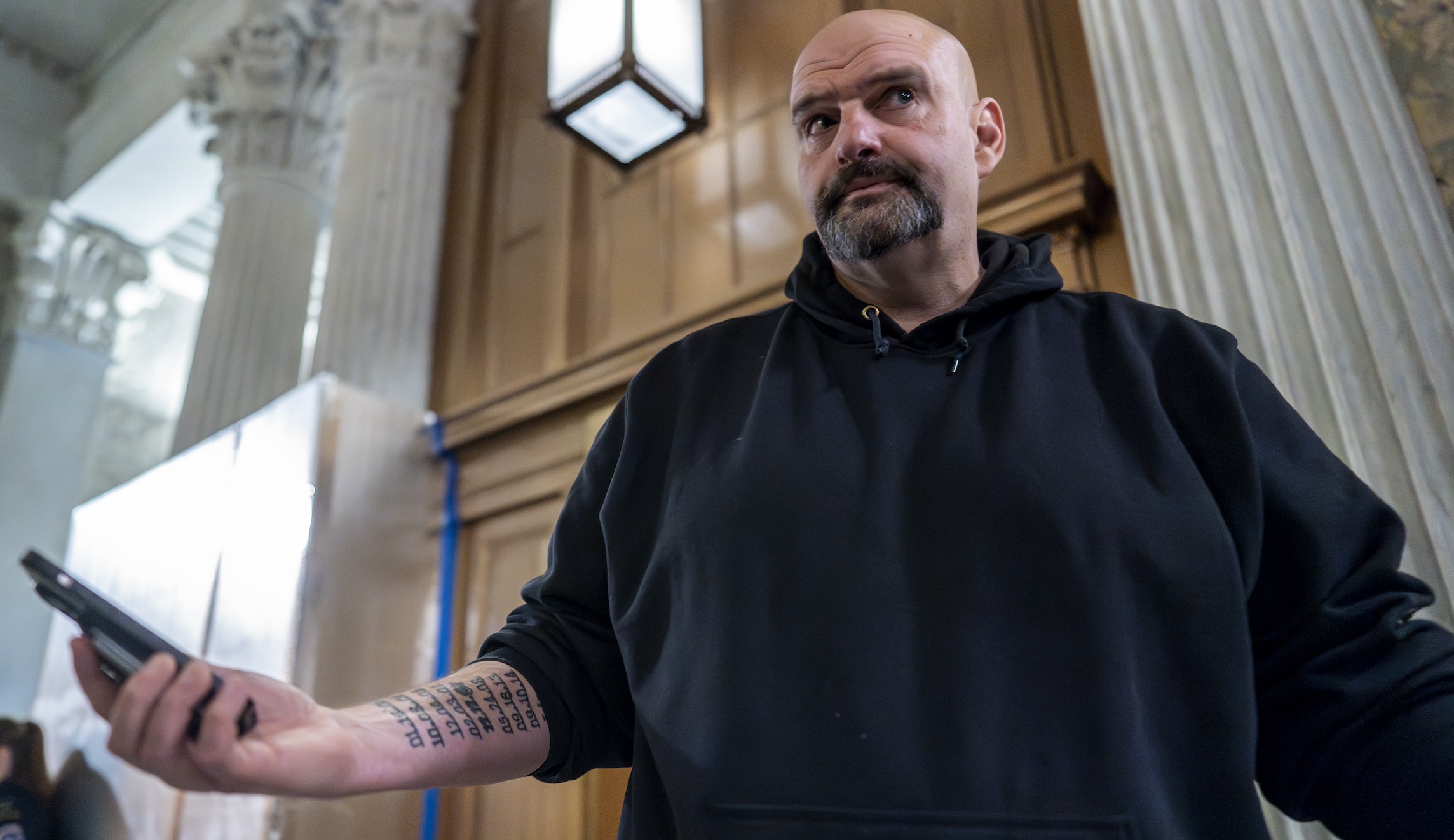NextImg:John Fetterman declares he is ‘not woke’ when asked about squatter’s rights - Washington Examiner