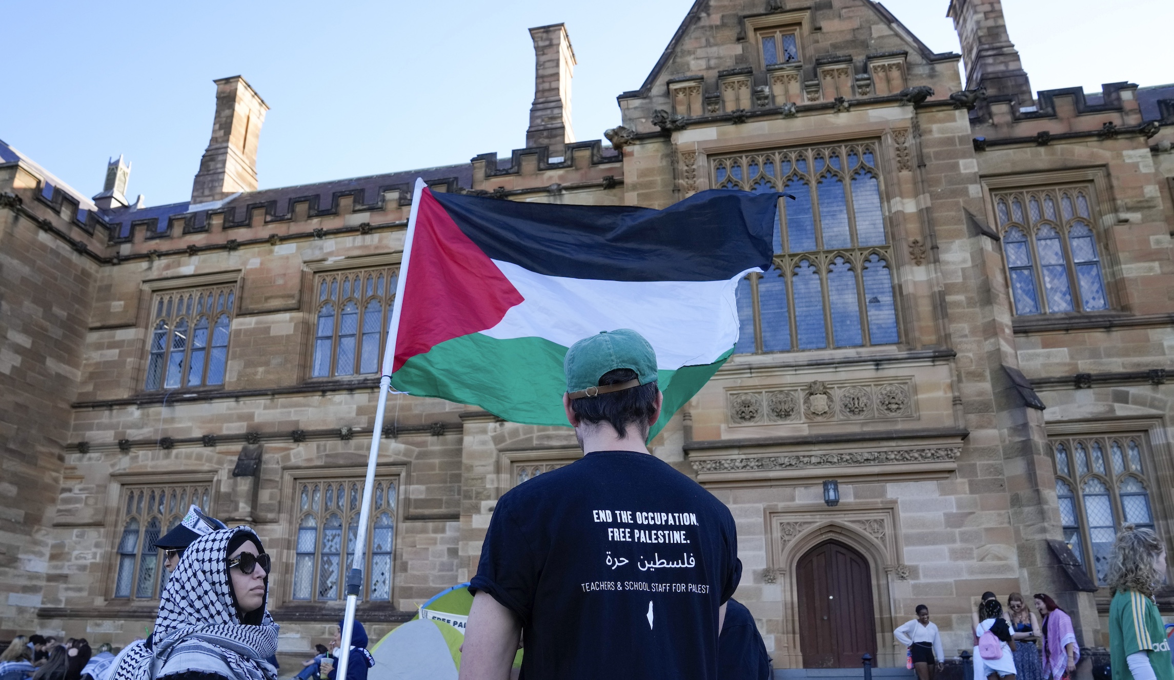 NextImg:George Washington University erupts with pro-Palestinian protests - Washington Examiner
