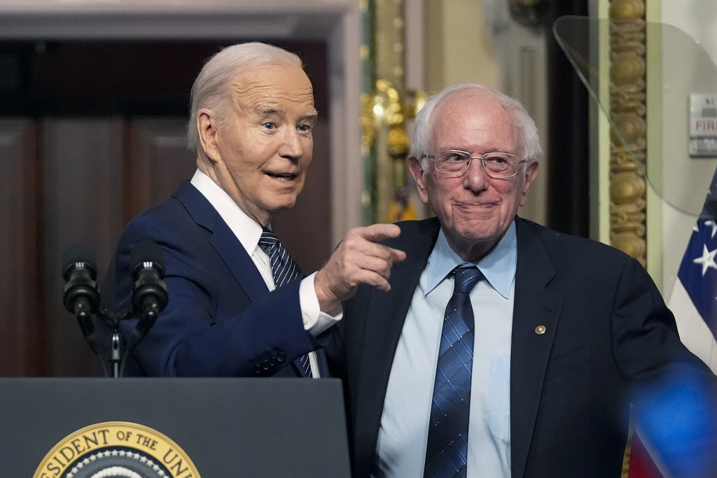 Bernie Sanders acknowledges Biden’s lack of popularity but emphasizes he’s not competing against divinity