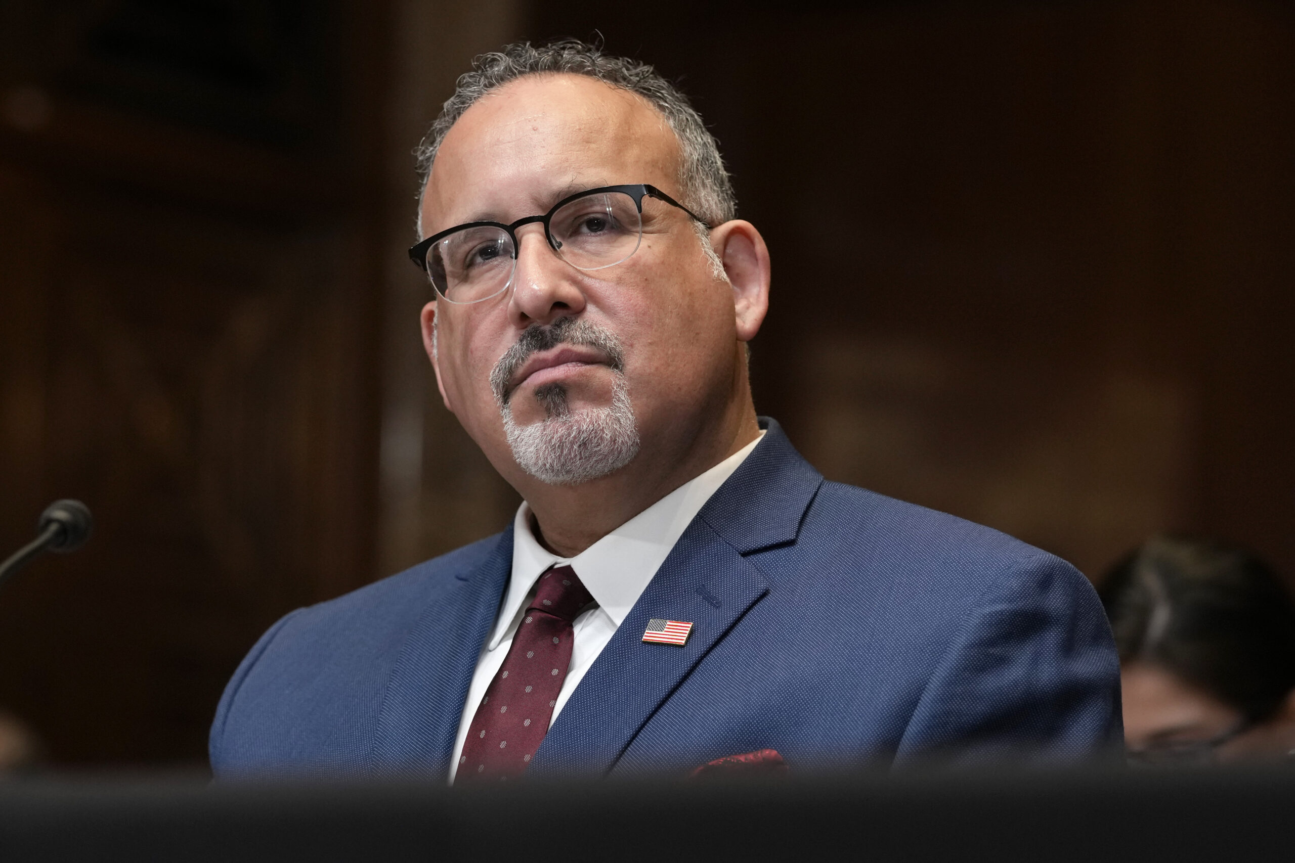 NextImg:Cardona won’t commit to barring illegal campus protesters from student loan forgiveness - Washington Examiner