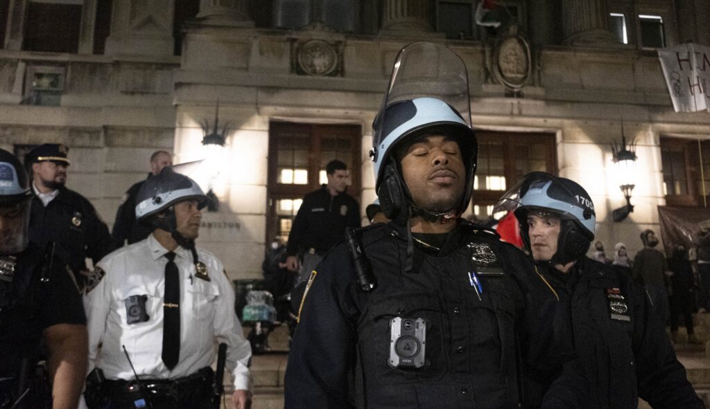 Columbia students frustrated by police presence during finals due to ongoing protests