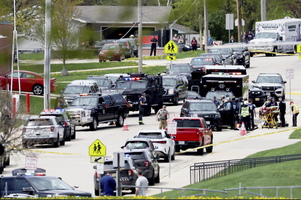 Student with weapon fatally shot by police outside Wisconsin school