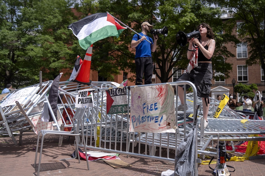 NextImg:Campus protests push most students to acknowledge elite colleges have an antisemitism problem - Washington Examiner