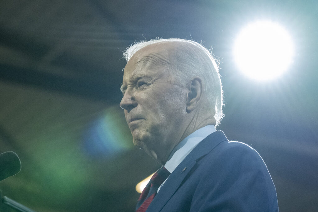 Biden at risk of putting off centrists as he appeals to his left flank