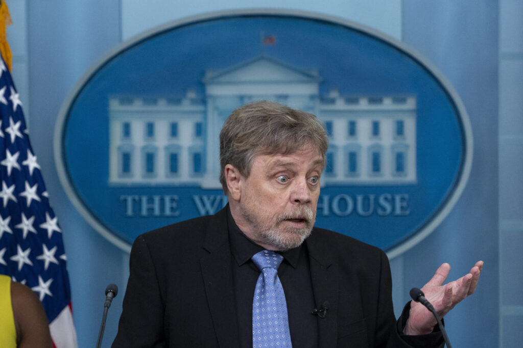 Mark Hamill makes more pleas to Star Wars fans for Biden: ‘We’re counting on you to lead the resistance’