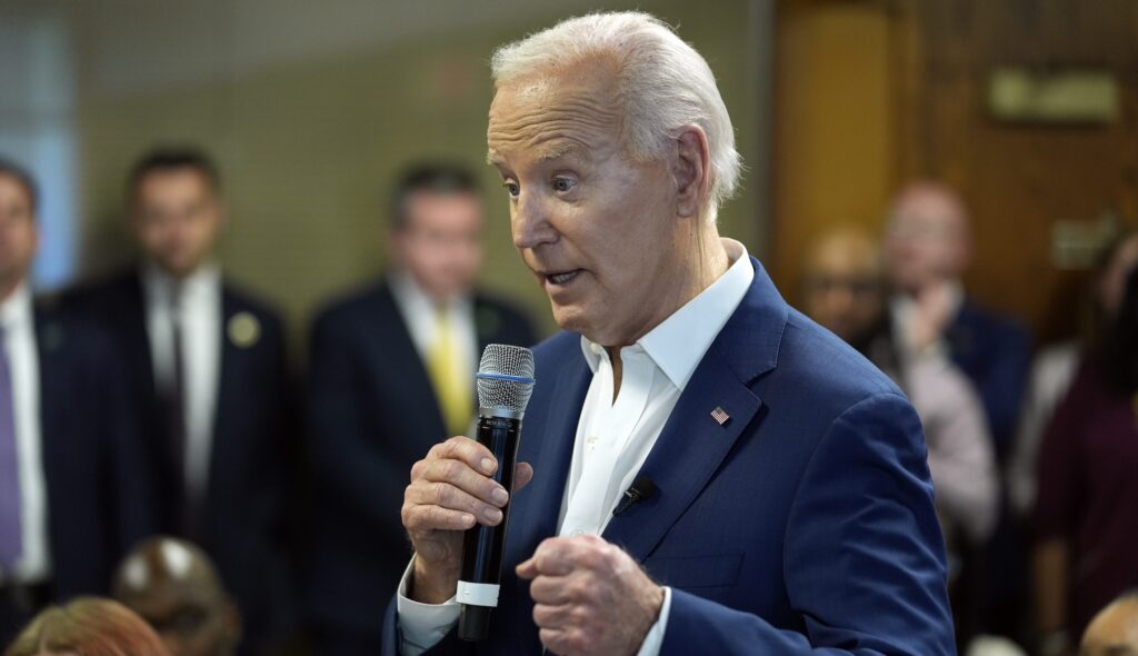 Biden criticizes Trump as ‘clearly unhinged’: ‘Something snapped