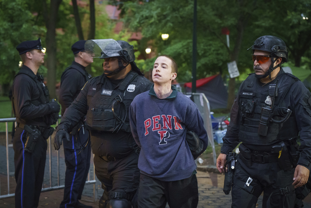 NextImg:Police arrest 33 pro-Palestinian protesters at UPenn following governor’s demand - Washington Examiner