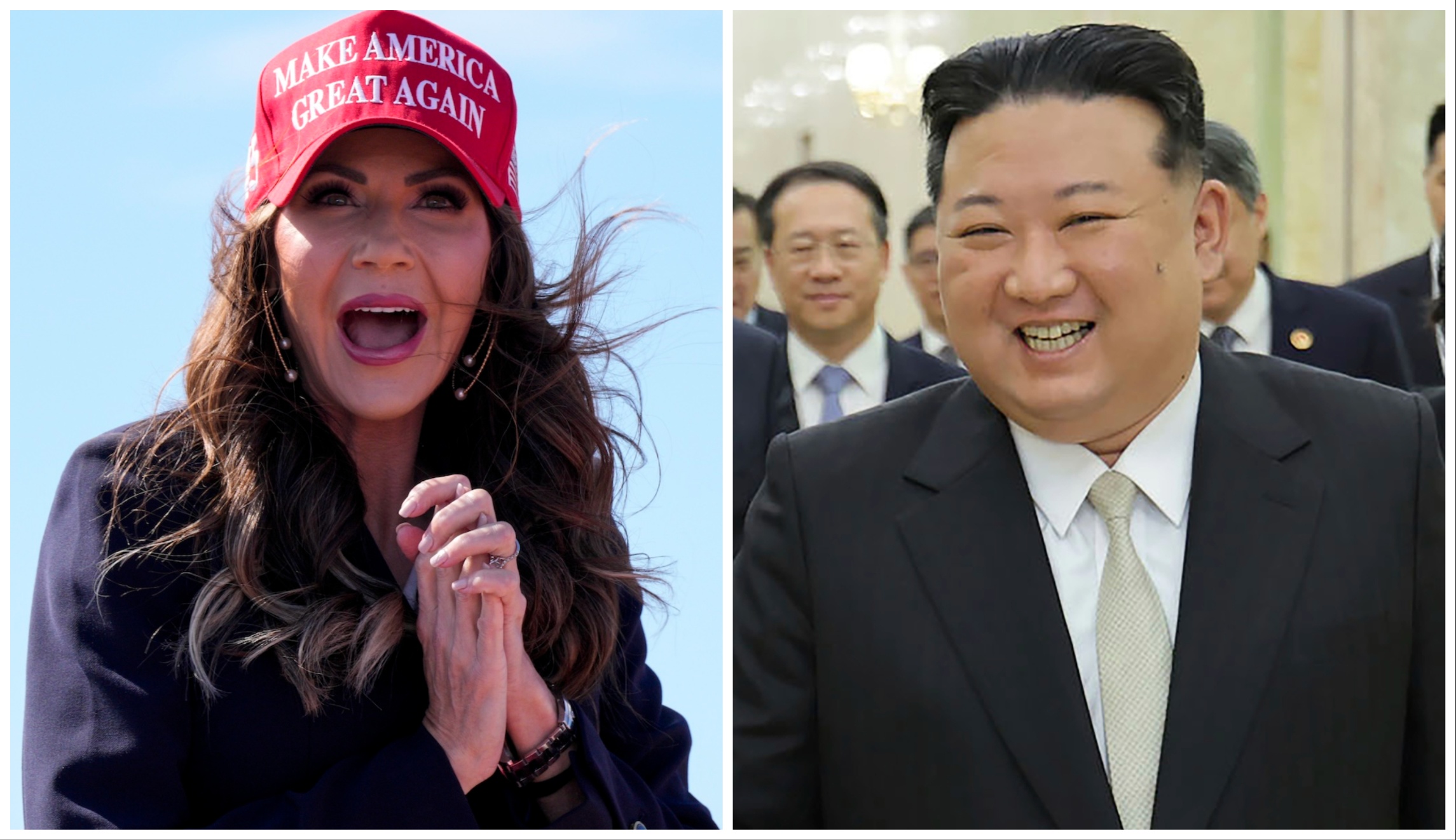 NextImg:Kristi Noem under pressure for alleged tall tale about meeting Kim Jong Un - Washington Examiner