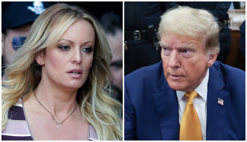 Trump criticized for using explicit language during Stormy Daniels’ account of their alleged affair