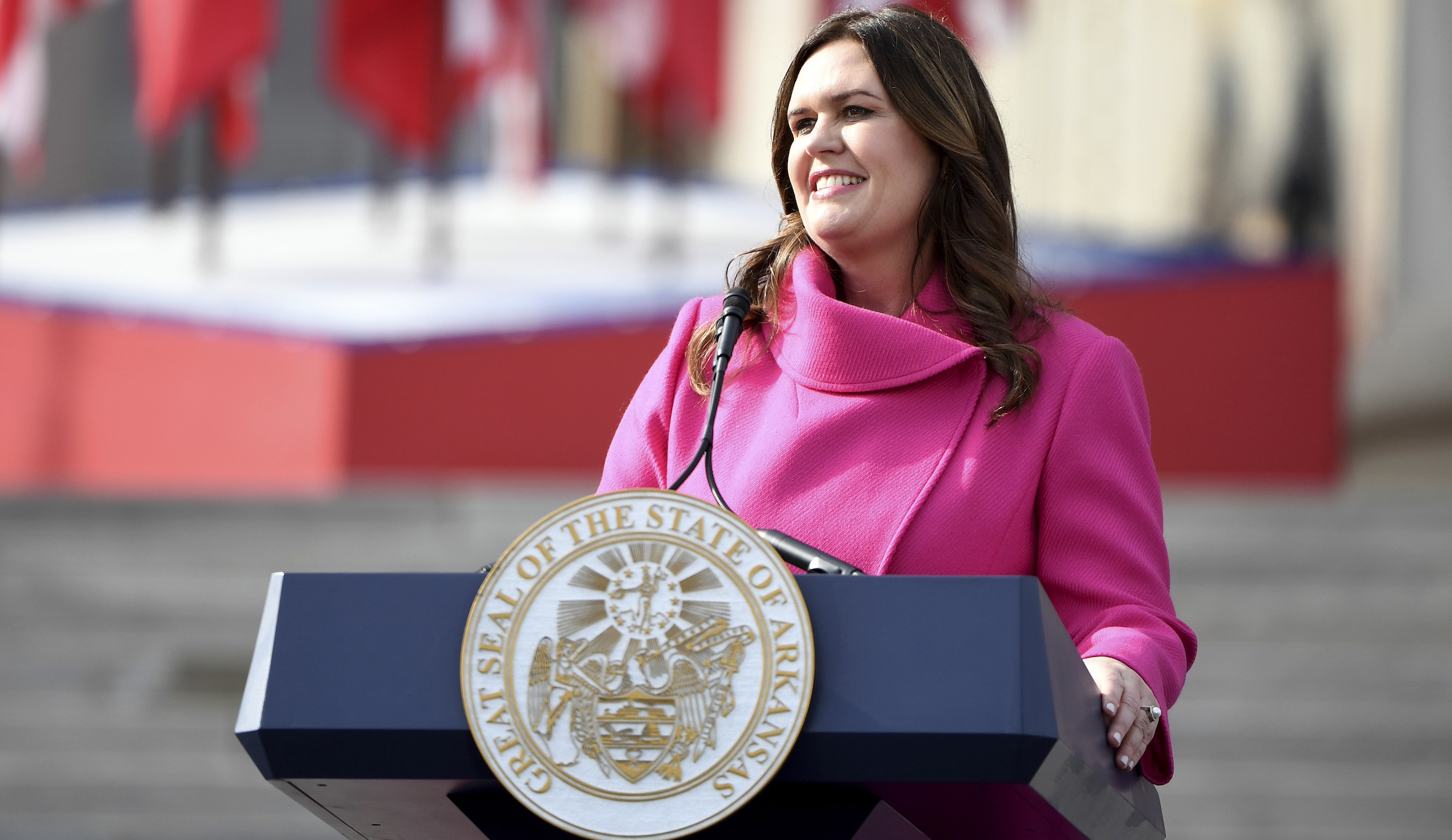 NextImg:Sarah Huckabee Sanders says Arkansas won’t comply with federal transgender student protections - Washington Examiner